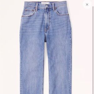 Abercrombie The Straight Ankle Ultra High Rise